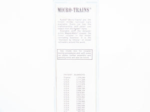 N Scale Kadee Micro-Trains MTL 64010 TOFC ATSF Flat Car #293138 w/ NW Trailer