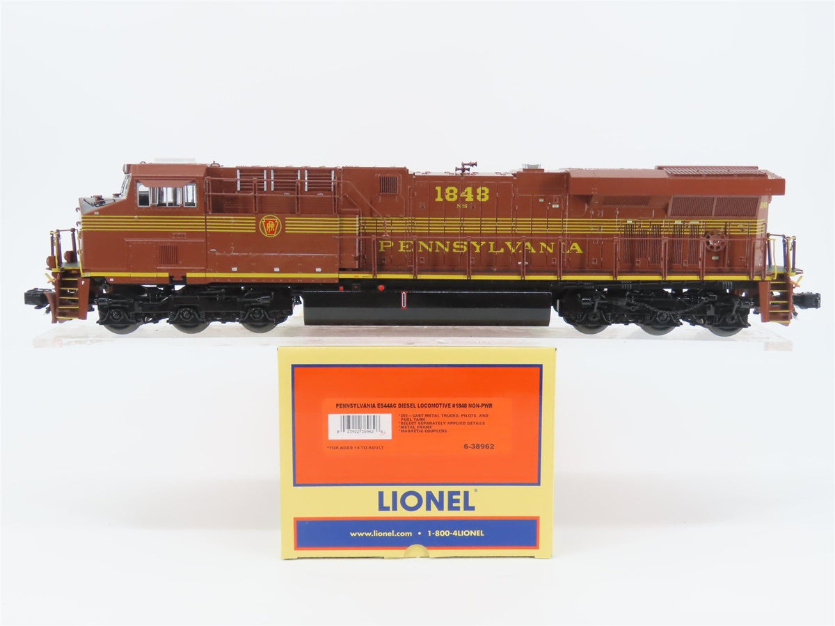 O Gauge 3-Rail Lionel 6-38962 PRR Pennsylvania ES44AC Diesel #1848 UNPOWERED