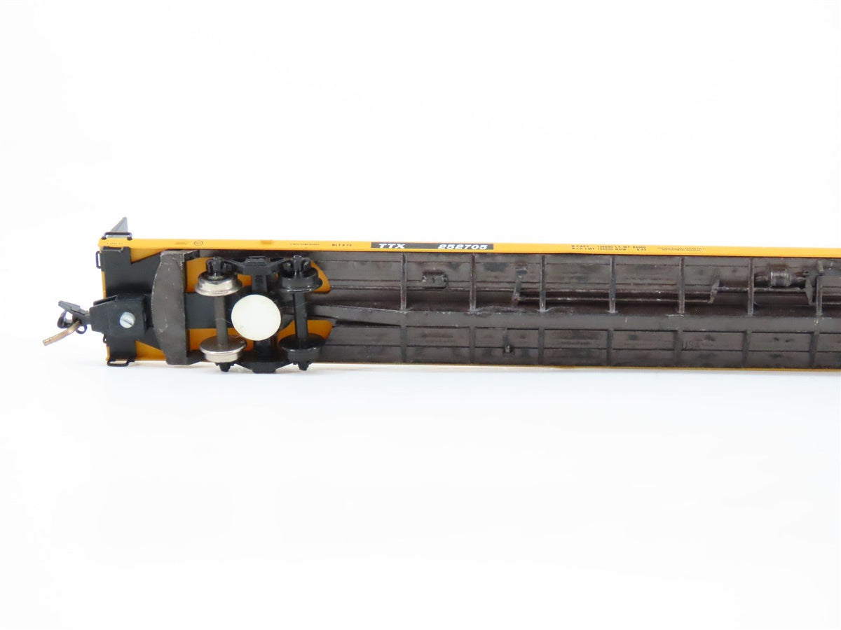 N Scale Micro-Trains MTL #71510 TTX 89&#39; Trailer Train Flat Car #252705