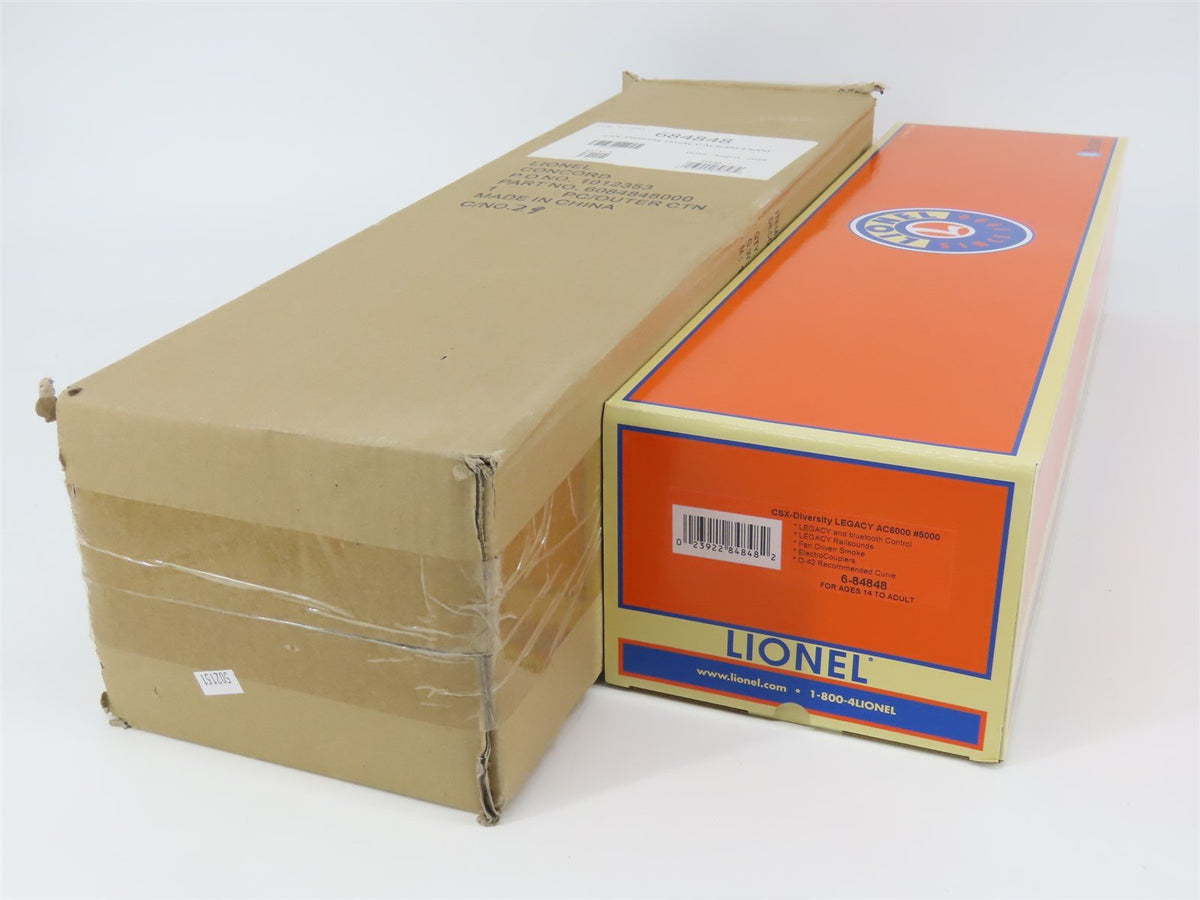 O Gauge 3-Rail Lionel 6-84848 CSX Diversity AC6000CW Diesel #5000 w/ Legacy