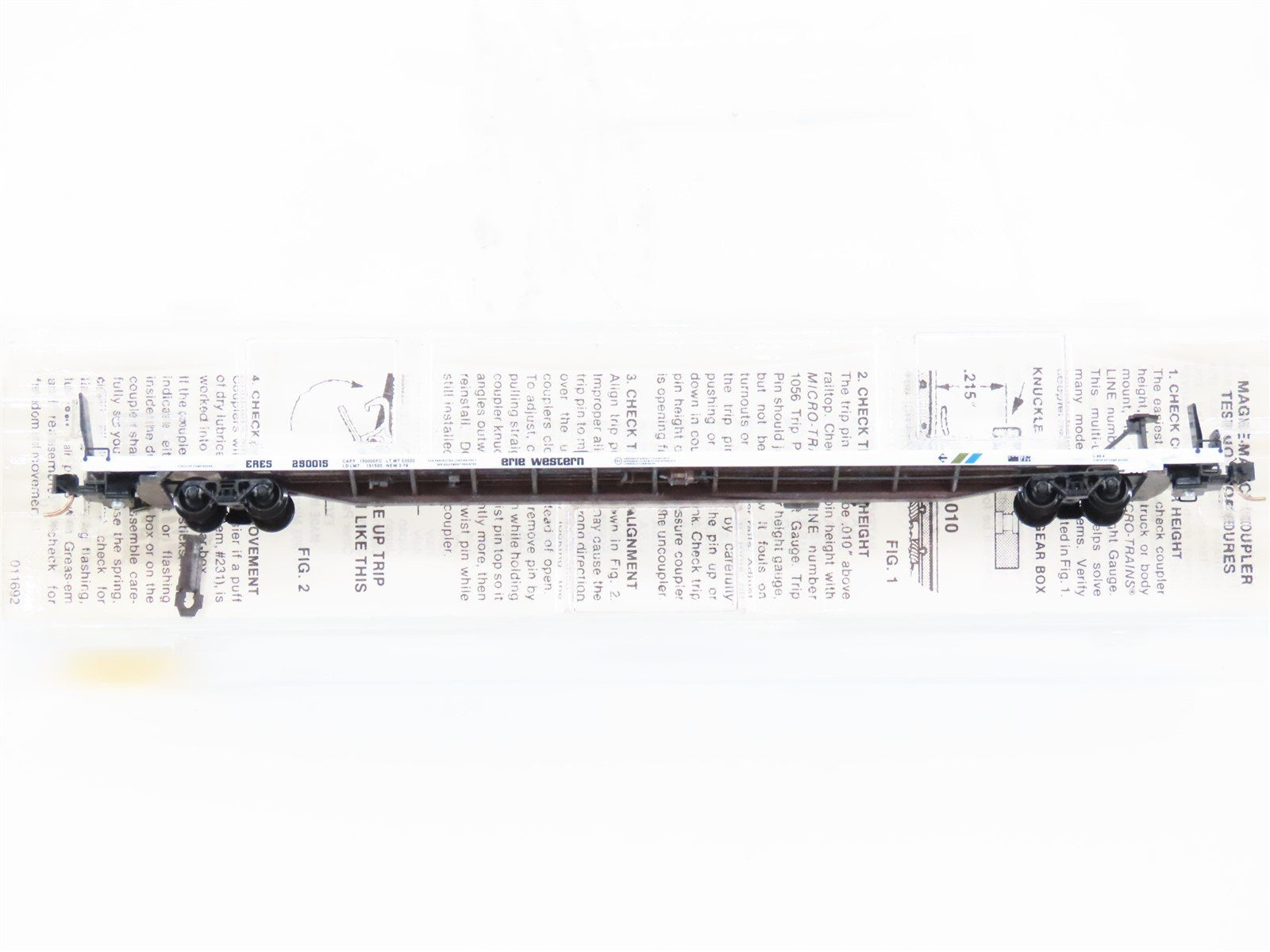 N Scale Micro-Trains MTL 71030 ERES Erie Western 89' TOFC Flat Car 250015