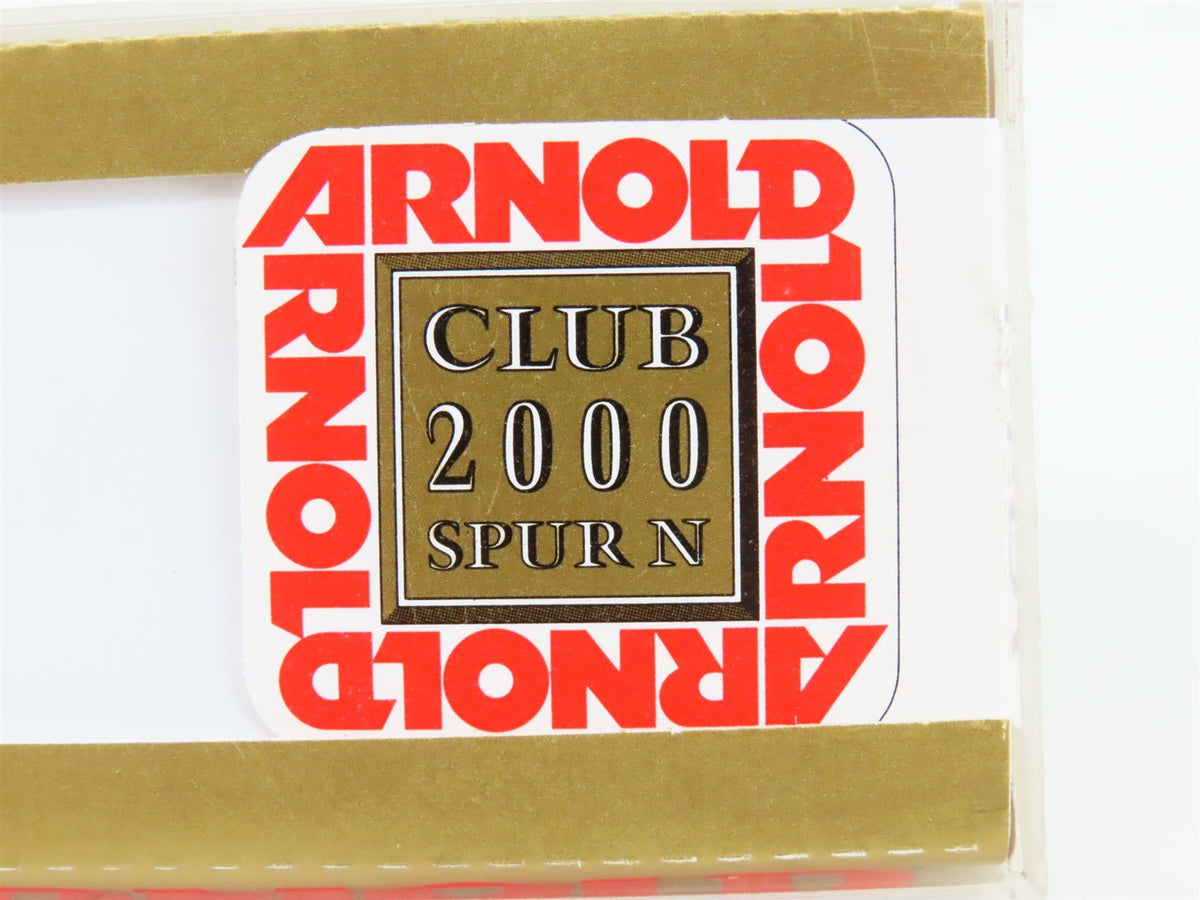 N Arnold 70551 Club 2000 DB Deutsche Bahn Flat Car w/ 40&#39; VW Audi Container