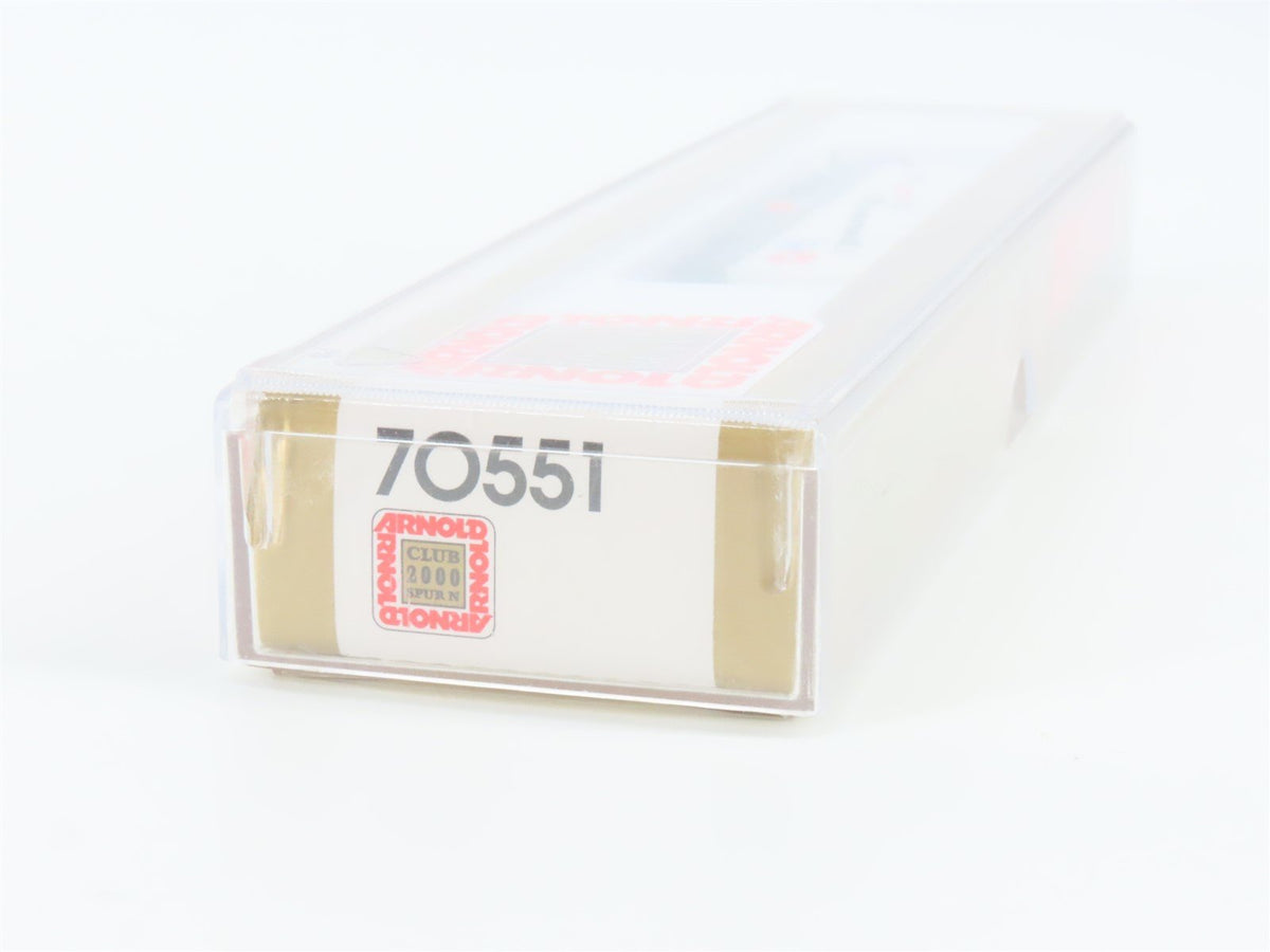 N Arnold 70551 Club 2000 DB Deutsche Bahn Flat Car w/ 40&#39; VW Audi Container