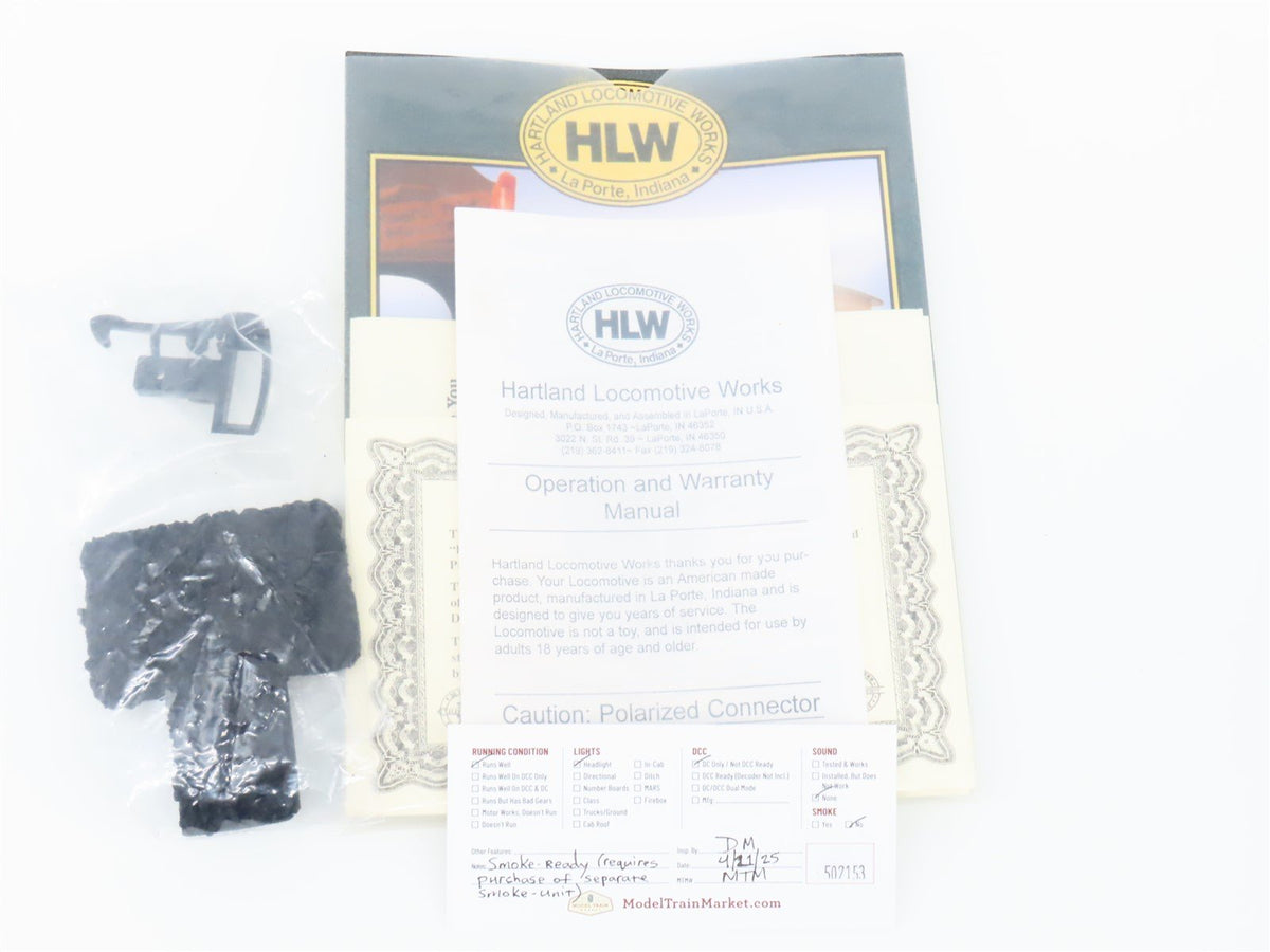 G Scale Hartland Locomotive Works HLW Walt Disney 4-4-0 Steam &quot;Lilly Belle&quot; #173