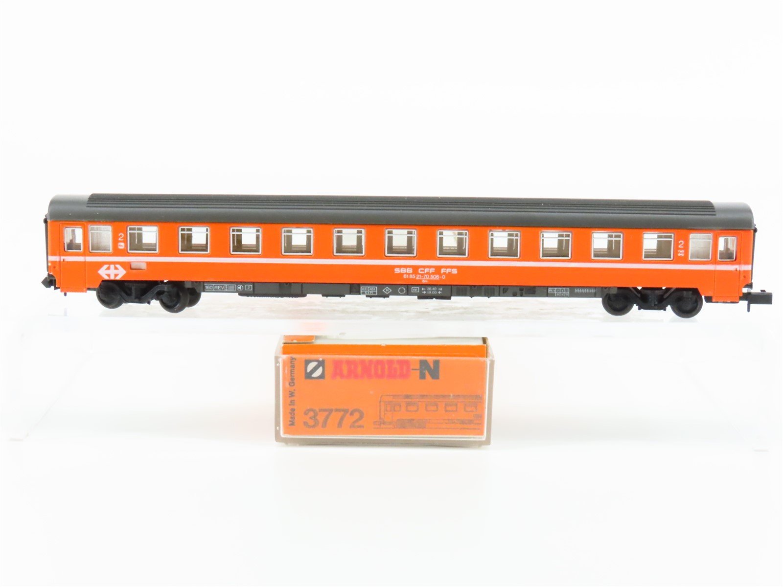 N Arnold 3772 SBB CFF FFS Swiss Federal Railways 2nd Class Passenger #2170506