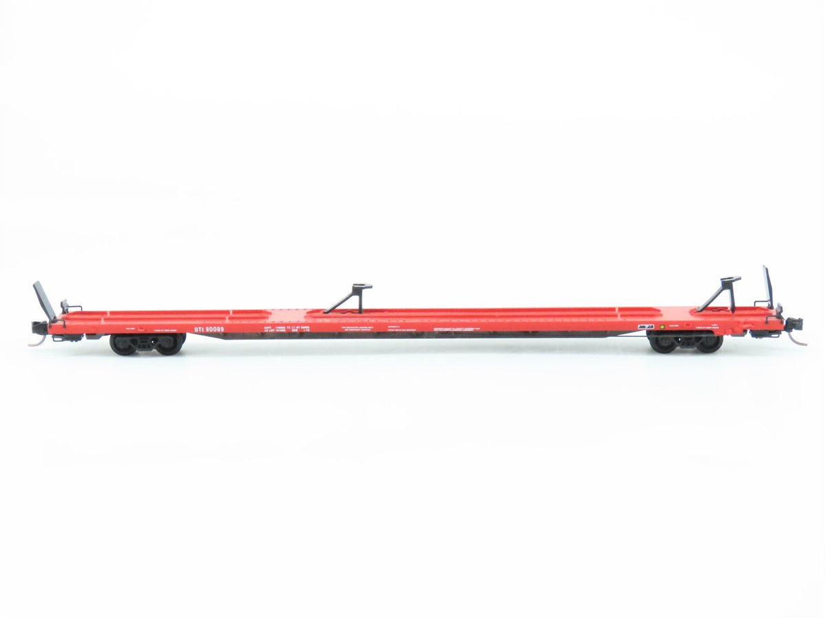 N Scale Micro-Trains MTL DTI 89&#39; 4&quot; Trailer Train Flat Car 90089