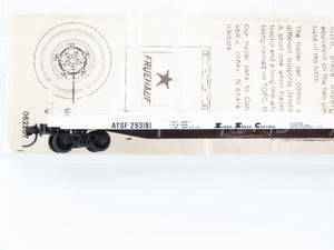 N Scale Kadee Micro-Trains MTL 64010 TOFC ATSF Flat Car #293181 w/ CSX Trailer