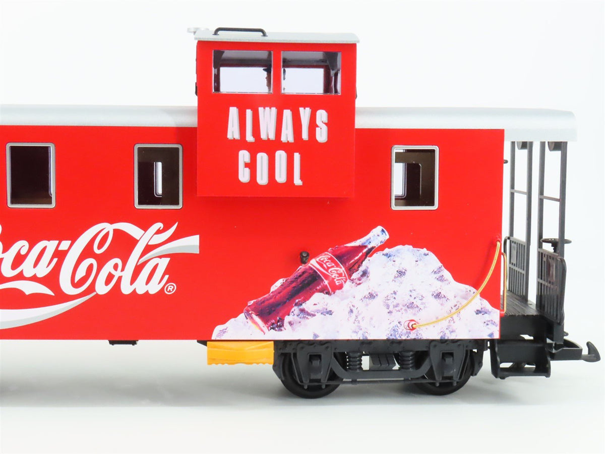 G Scale LGB 45710 Coca-Cola &quot;Always Cool&quot; Extended Vision Caboose