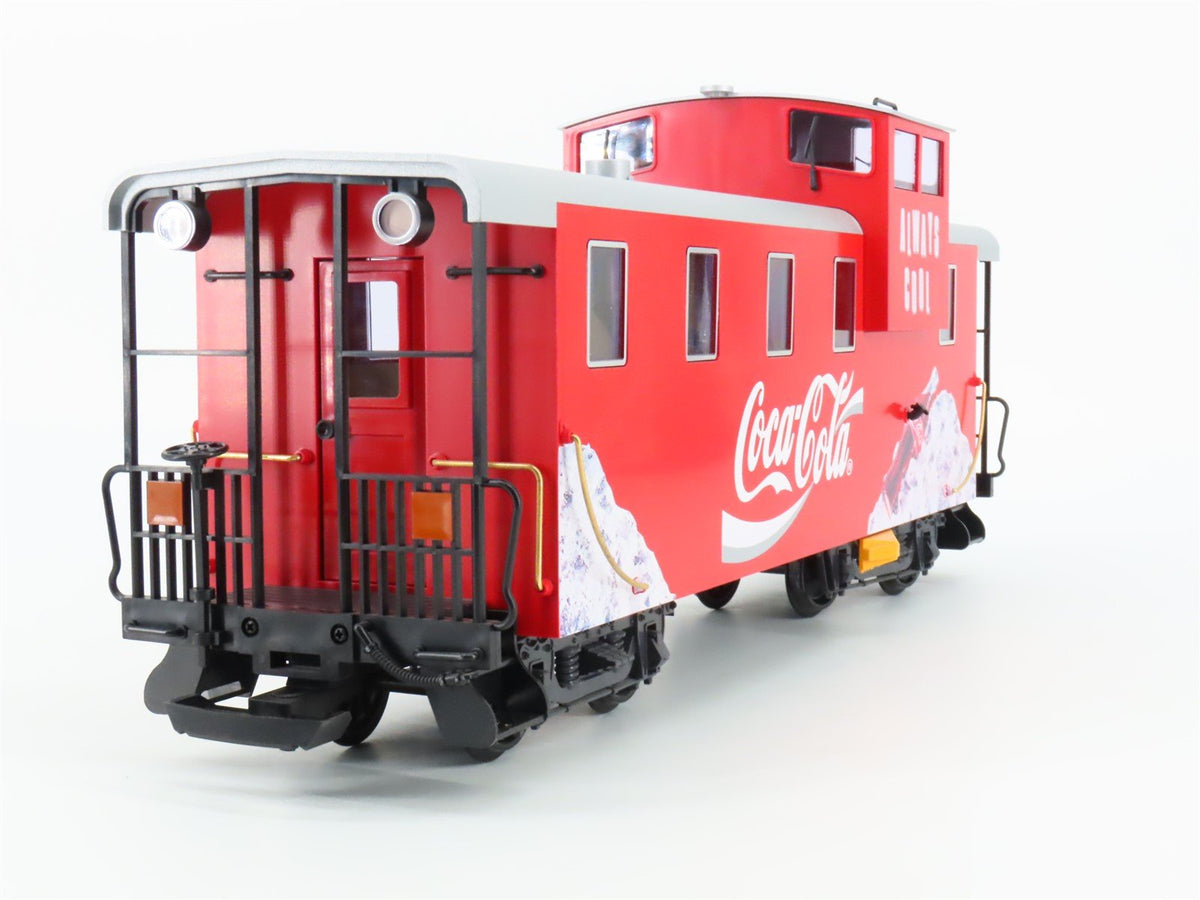 G Scale LGB 45710 Coca-Cola &quot;Always Cool&quot; Extended Vision Caboose