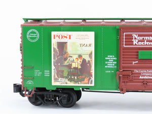 G Scale Aristocraft ART-46041-1 Normal Rockwell Winter Series 40' Steel Box Car
