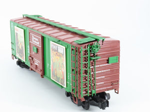 G Scale Aristocraft ART-46041-1 Normal Rockwell Winter Series 40' Steel Box Car