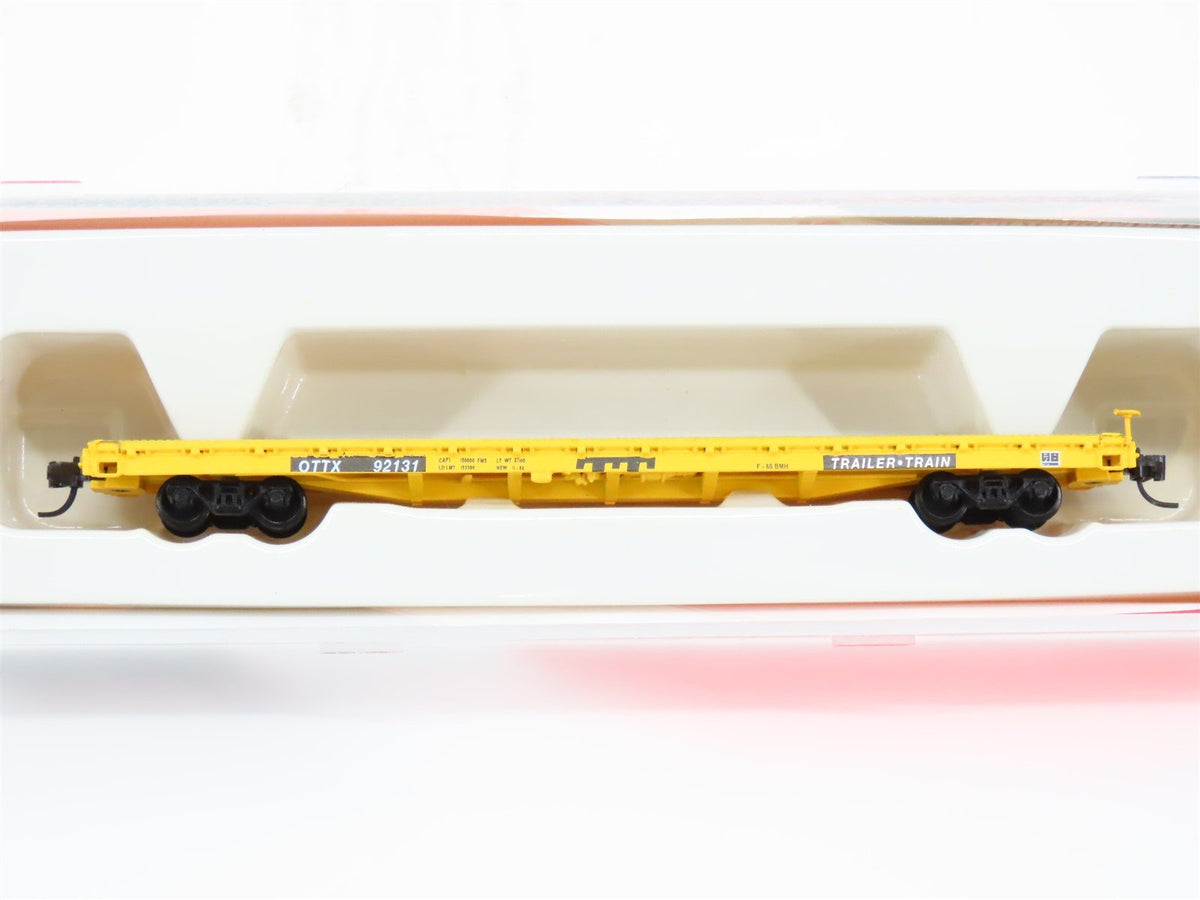 N Scale InterMountain 66401-05 TTX 60&#39; Trailer Train Flat Car 92131