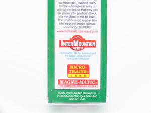 N InterMountain N Scale Enthusiast UP Union Pacific Flat Car 915827 W/ Load