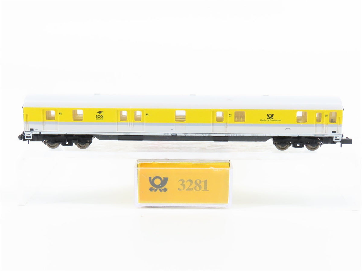 N Scale Arnold 3281 DBP Deutsche Bundespost 500 Jahre Post Mail Passenger