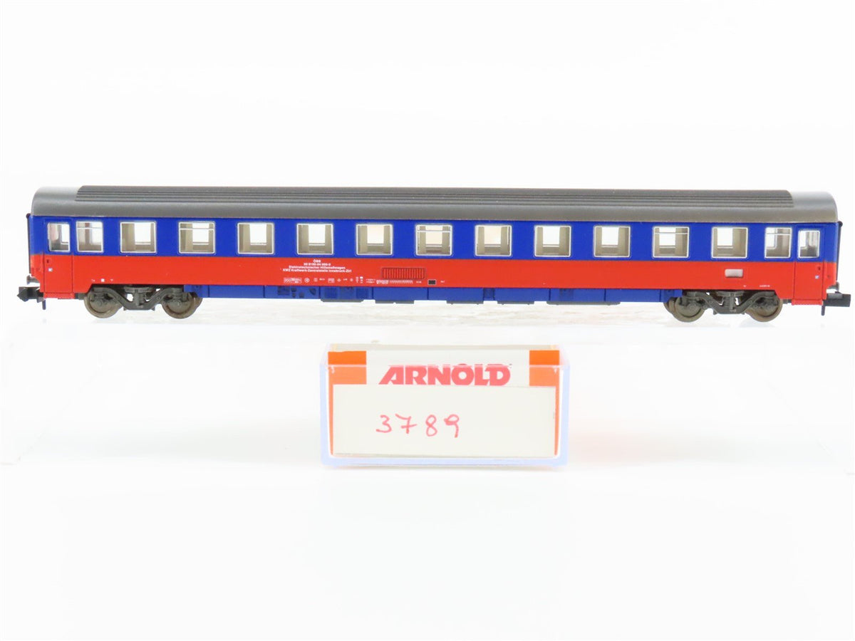 N Scale Arnold 3789 OBB Austrian Federal Railways Auxiliary Measuring Passenger