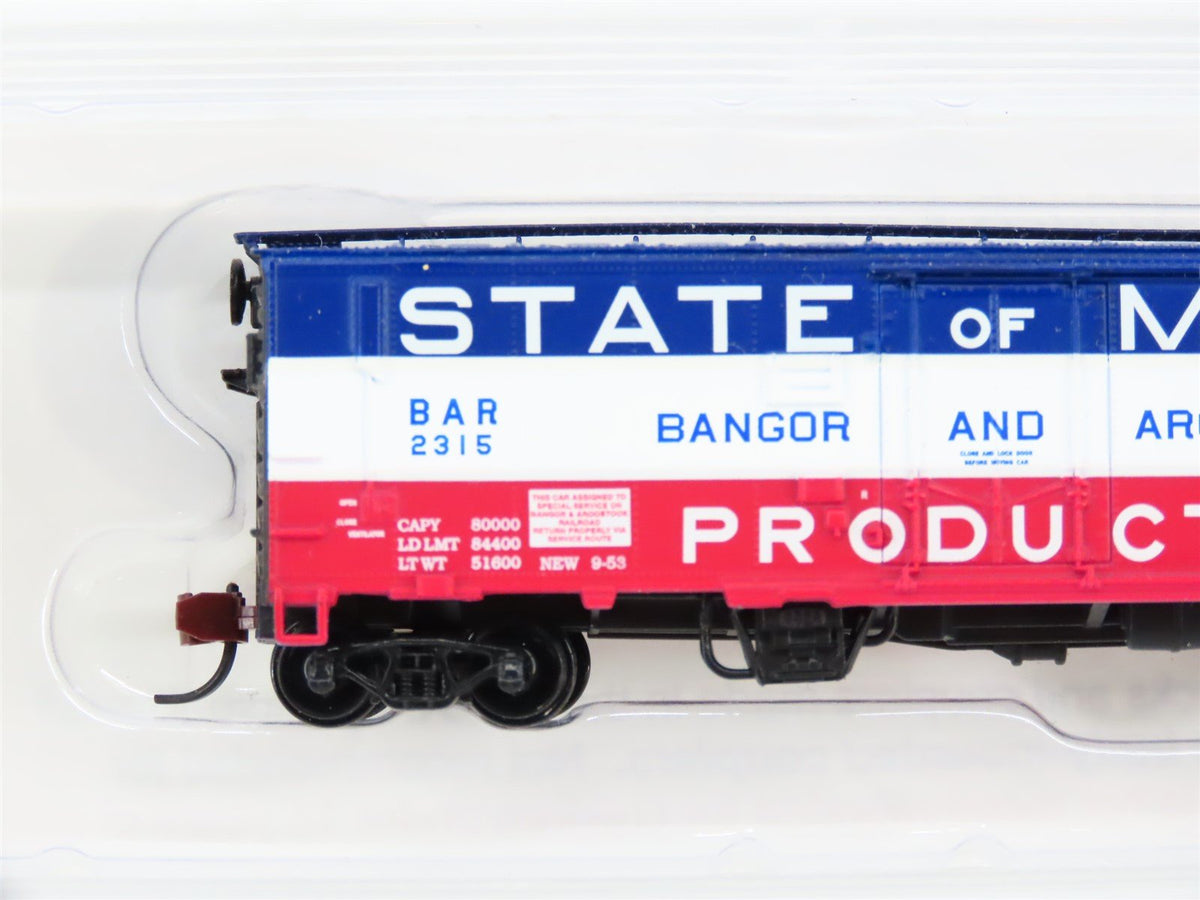 N Scale Eastern Seaboard Models 225204 BAR State of Maine Products Boxcar 2315