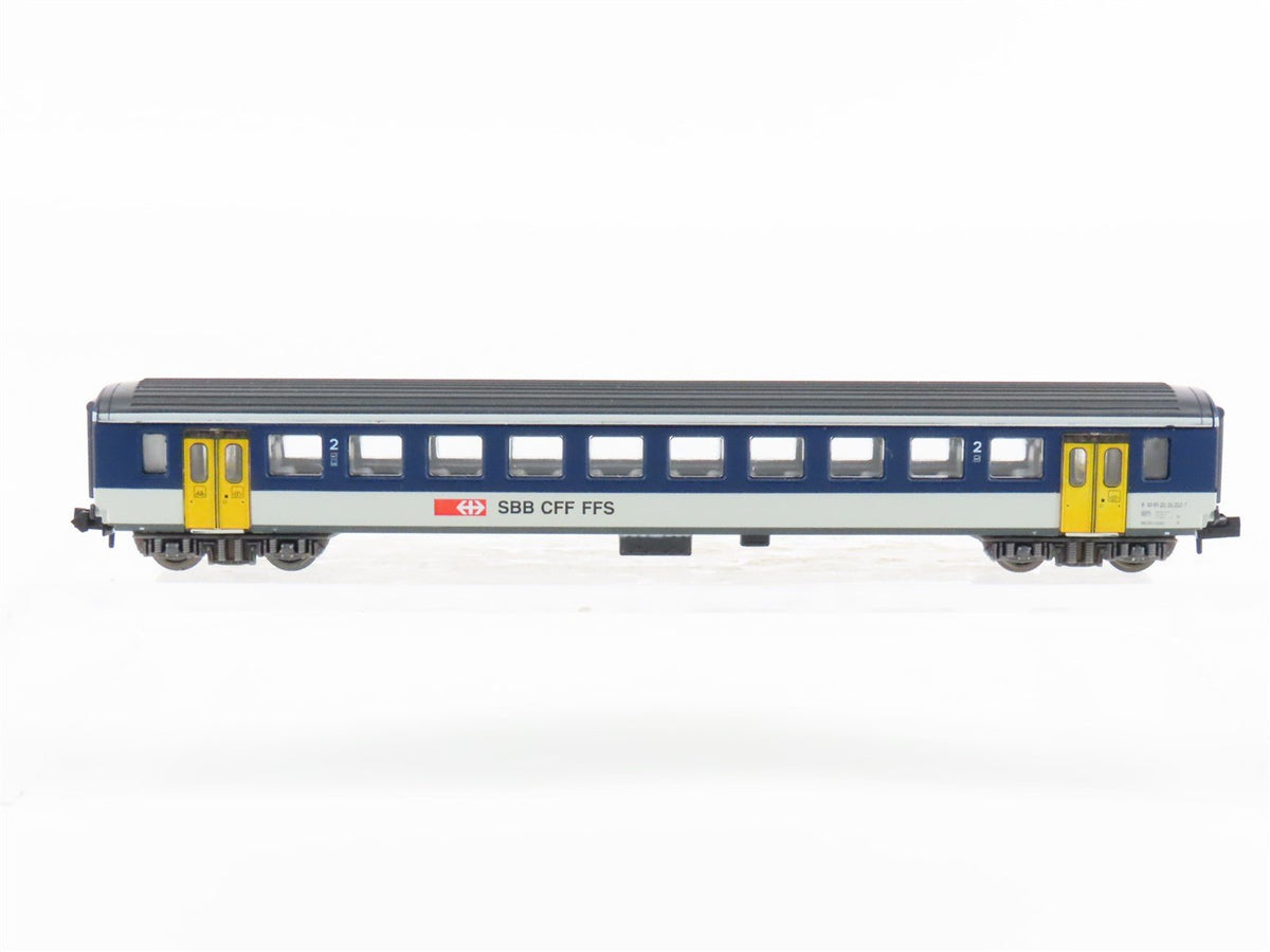 N Scale Arnold SBB CFF FFS Swiss Federal Railways 2nd Class Coach Passenger
