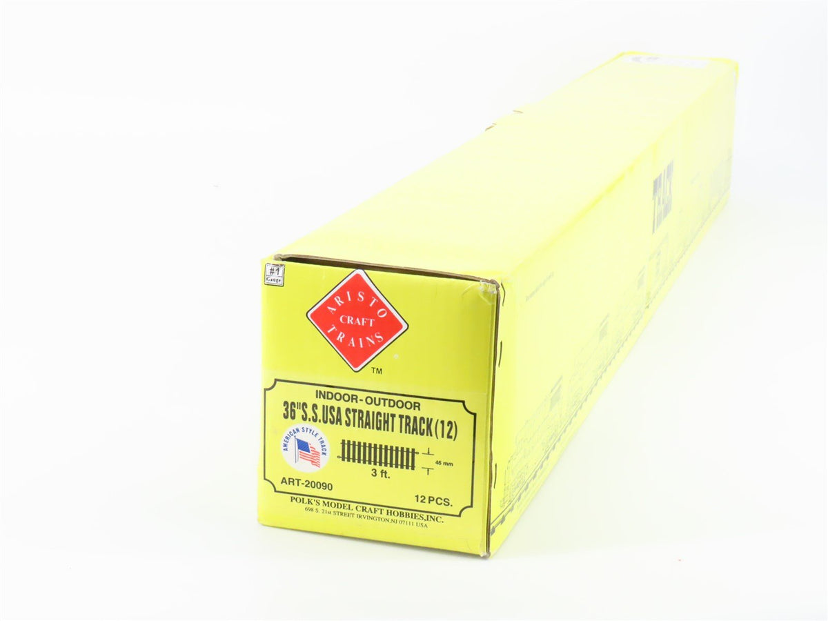 G Scale Aristocraft ART-20090 American Style 36&quot; Straight Track - 12 Piece Set