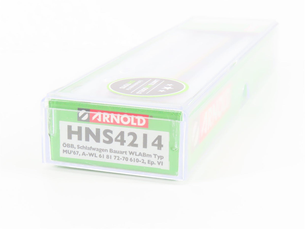 N Arnold Hornby HNS4214 OBB Austrian Federal Railways Sleeper Passenger #7270610