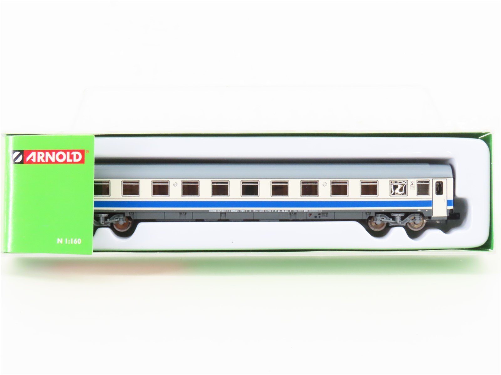 N Scale Arnold Hornby HN4173 Grandes Lineas 2nd Class Coach Passenger #2178211