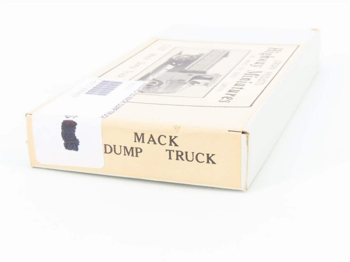 HO 1:87 Scale Jordan Highway Miniatures Kit C-210 Mack Dump Truck