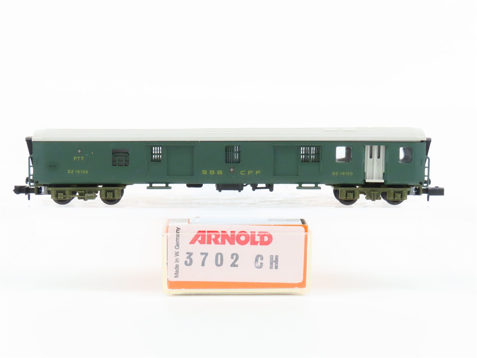 N Scale Arnold 3702CH SBB CFF Swiss Federal Railways Baggage Passenger #19120