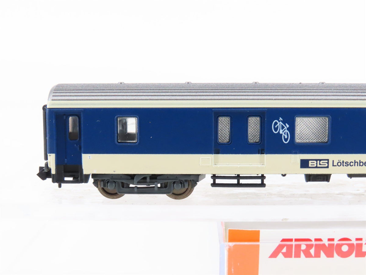 N Scale Arnold 3243 BLS Lotschbergbahn Baggage Passenger #9270061