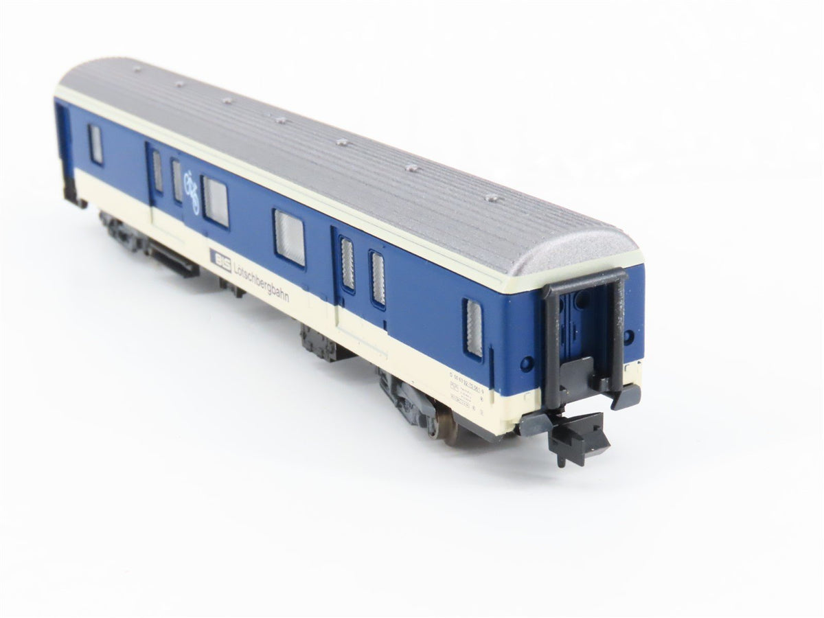 N Scale Arnold 3243 BLS Lotschbergbahn Baggage Passenger #9270061