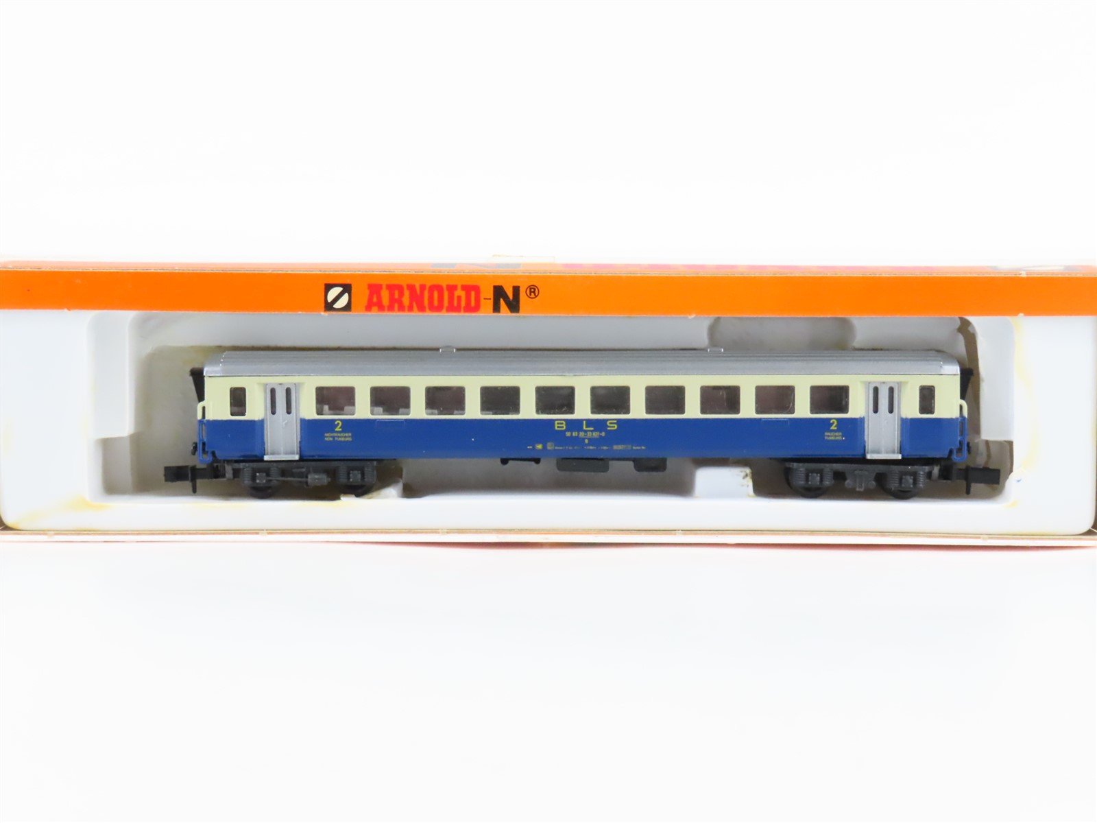 N Scale Arnold 3722 BLS Railway 2nd Class Coach Passenger #2033821