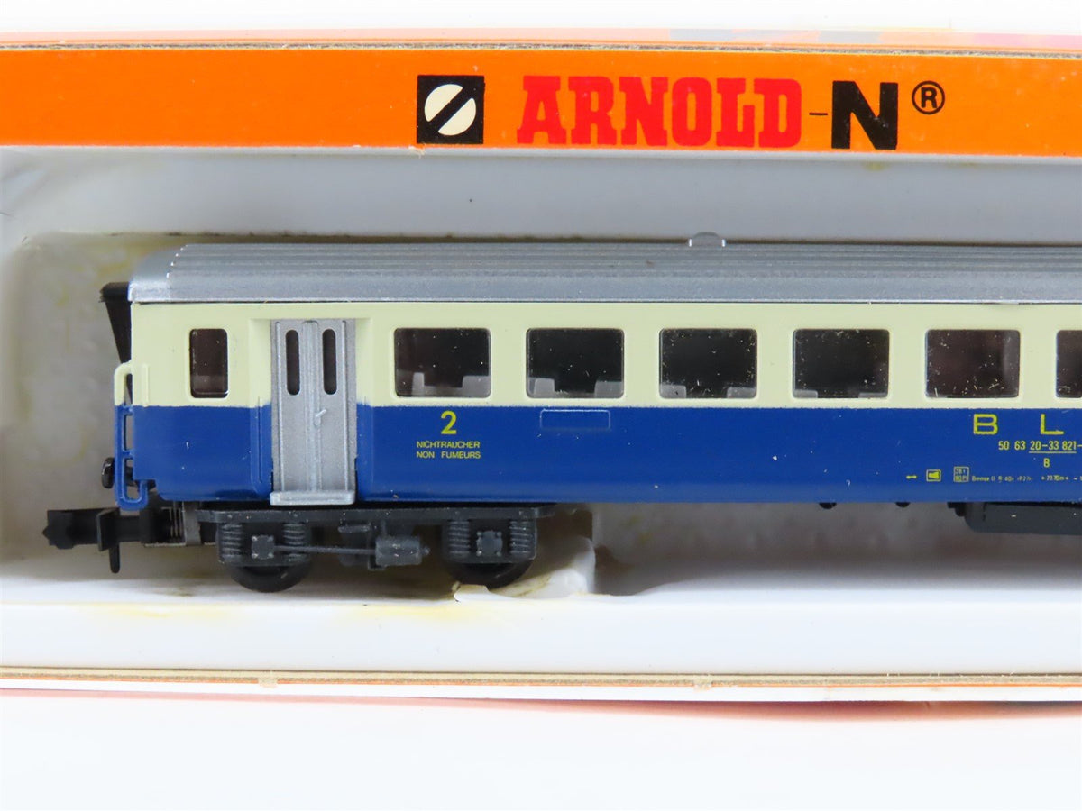 N Scale Arnold 3722 BLS Railway 2nd Class Coach Passenger #2033821