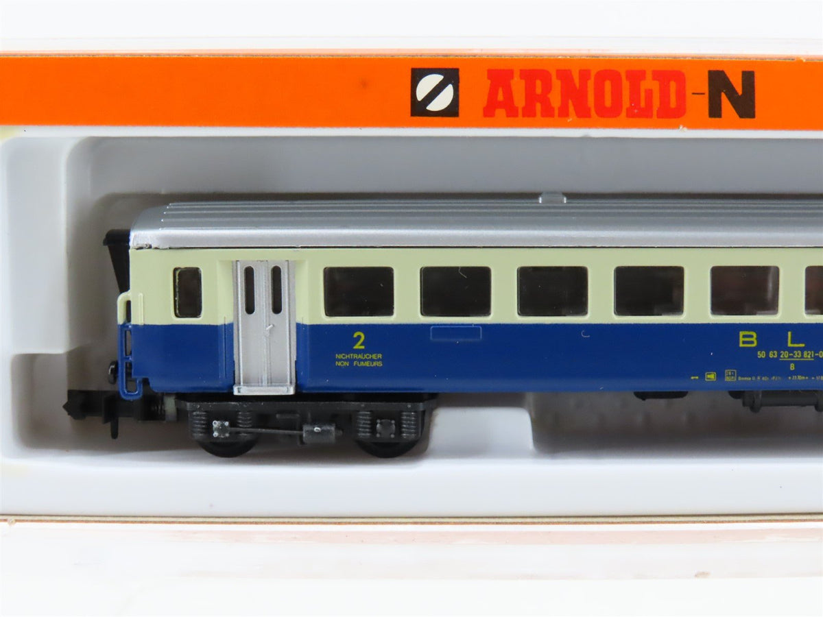 N Scale Arnold 3722 BLS Railway 2nd Class Coach Passenger #2033821