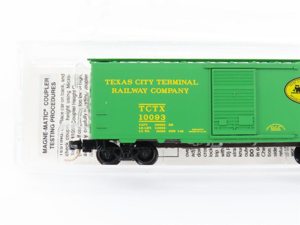 N Micro-Trains MTL Special Run TCTX Texas City Terminal Railway Co Boxcar 10093