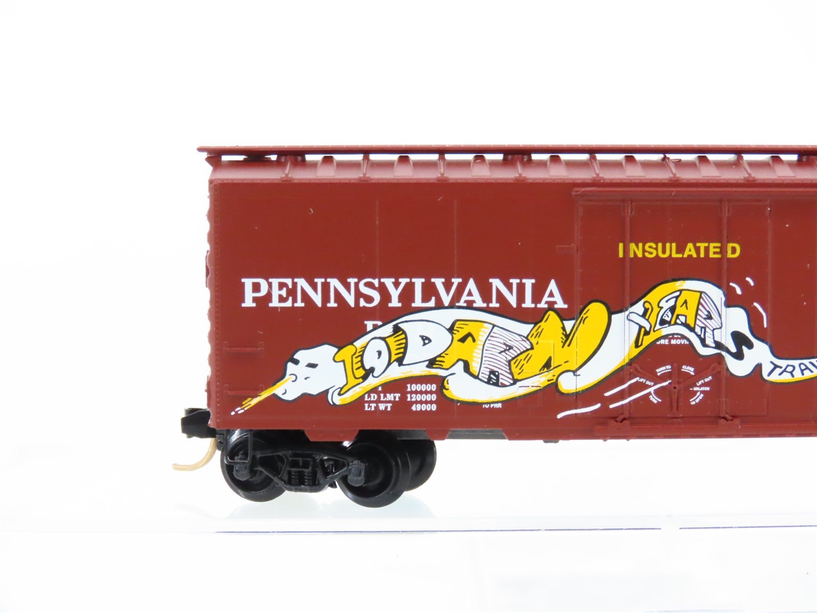 N Scale Micro-Trains MTL Special Run PRR Pennsylvania Boxcar 19103 W/Graffiti