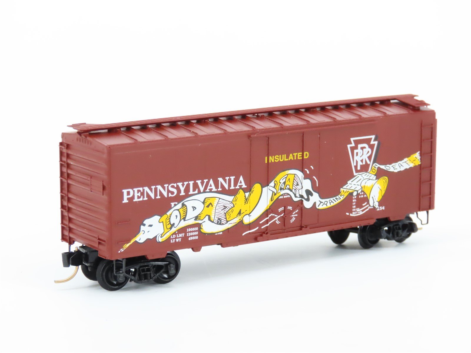 N Scale Micro-Trains MTL Special Run PRR Pennsylvania Boxcar 19103 W/Graffiti