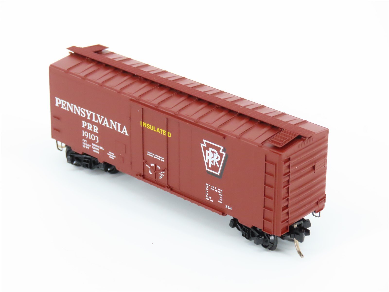 N Scale Micro-Trains MTL Special Run PRR Pennsylvania Boxcar 19103 W/Graffiti