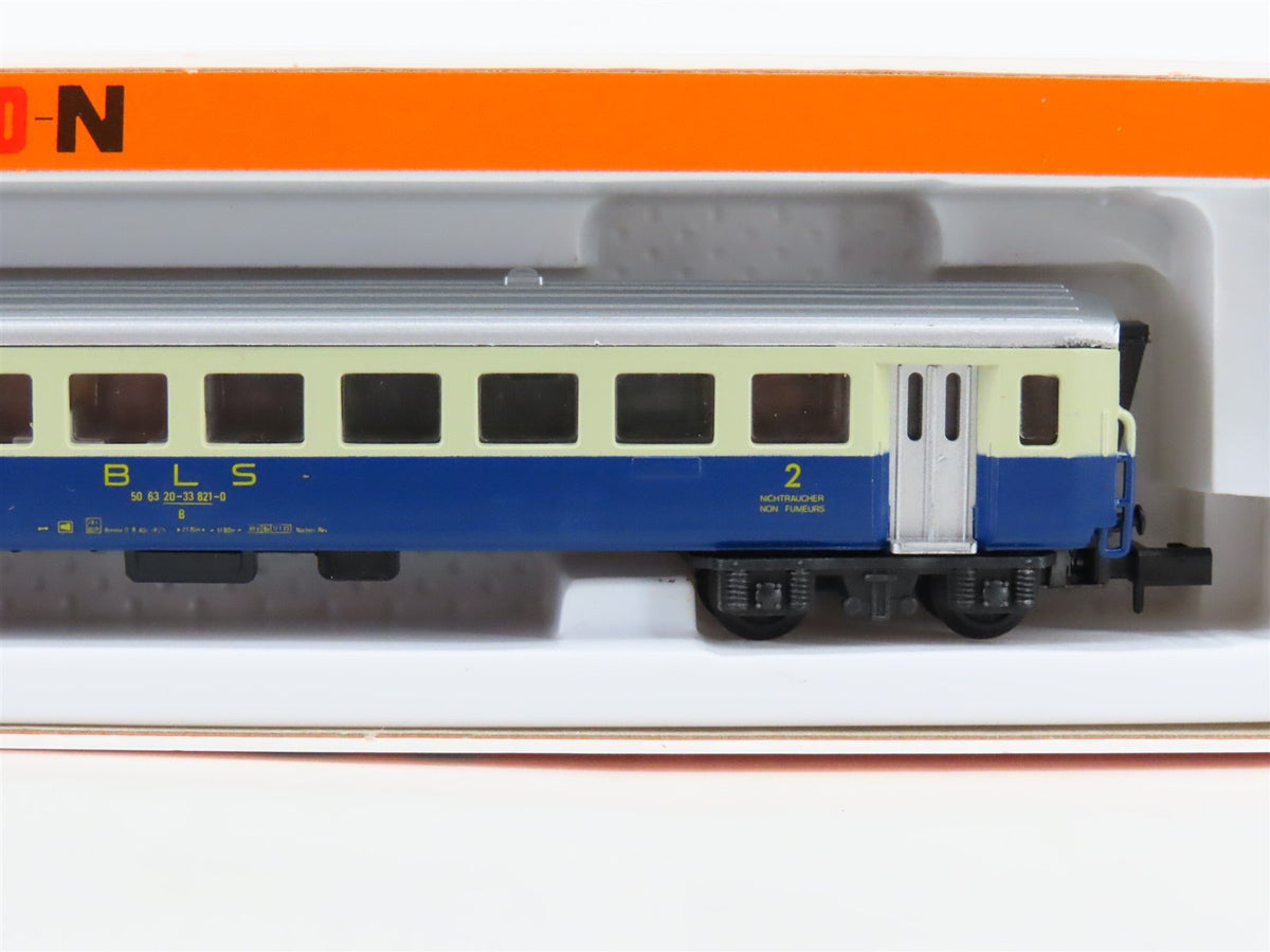 N Scale Arnold 3722 BLS Railway 2nd Class Coach Passenger #2033821