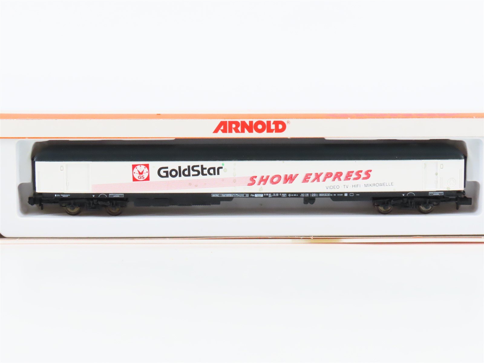 N Scale Arnold 3886K Gold Star Show Express Baggage Passenger #9273112