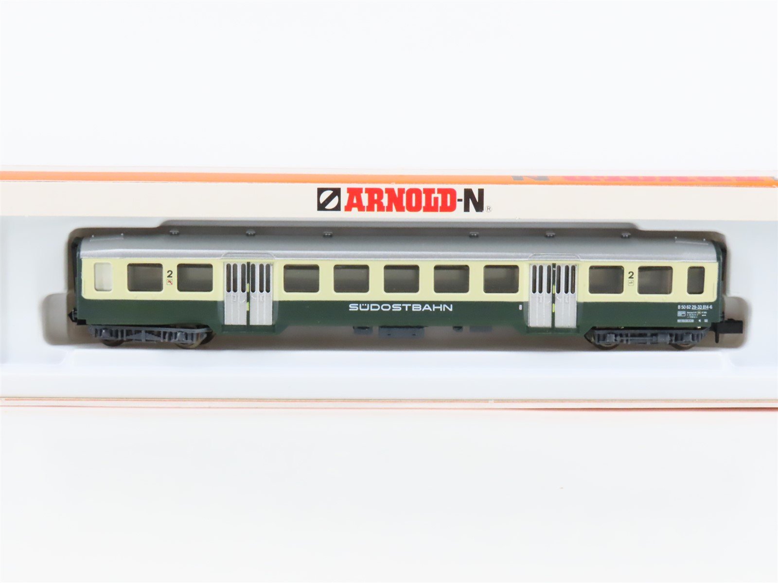 N Scale Arnold 3707 Sudostbahn 2nd Class Coach Passenger #2933814