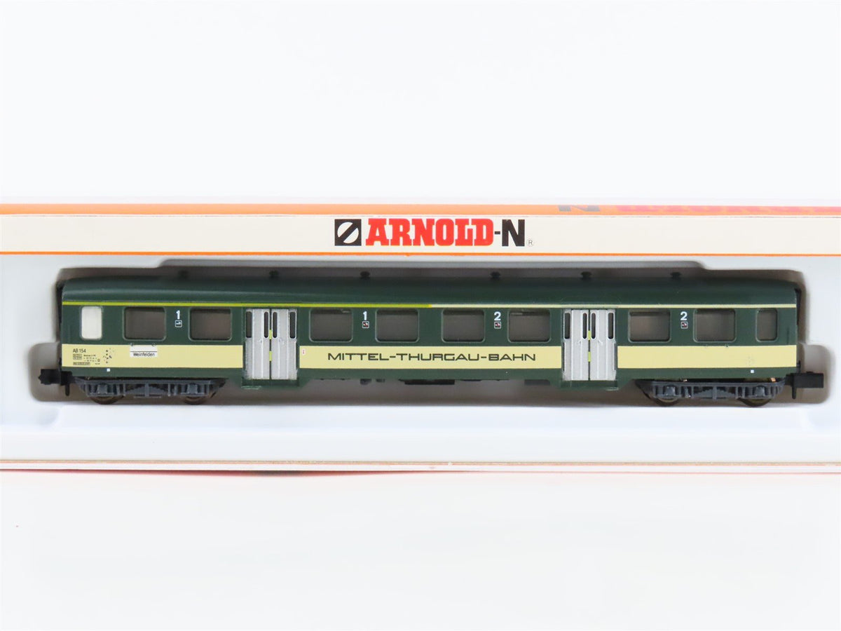 N Scale Arnold 3705 Mittel-Thurgau-Bahn 1st &amp; 2nd Class Passenger