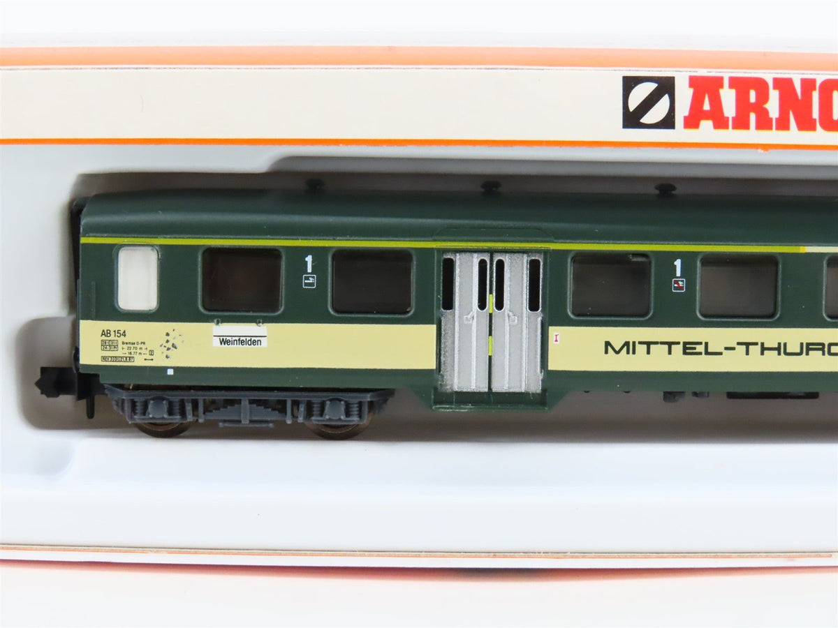 N Scale Arnold 3705 Mittel-Thurgau-Bahn 1st &amp; 2nd Class Passenger