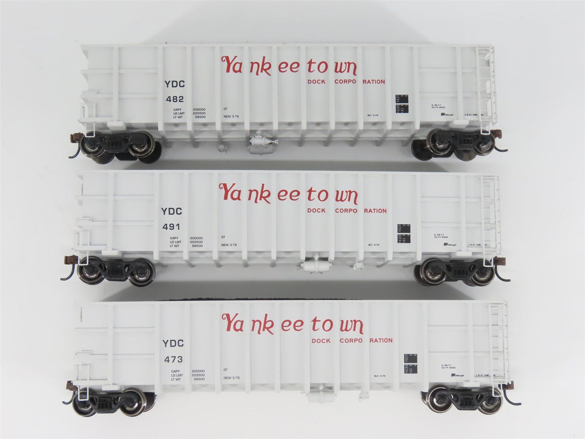 HO Scale Athearn ATH97550 YOC Yankeetown 50&#39; Thrall High-Side Gondola 3-Pack