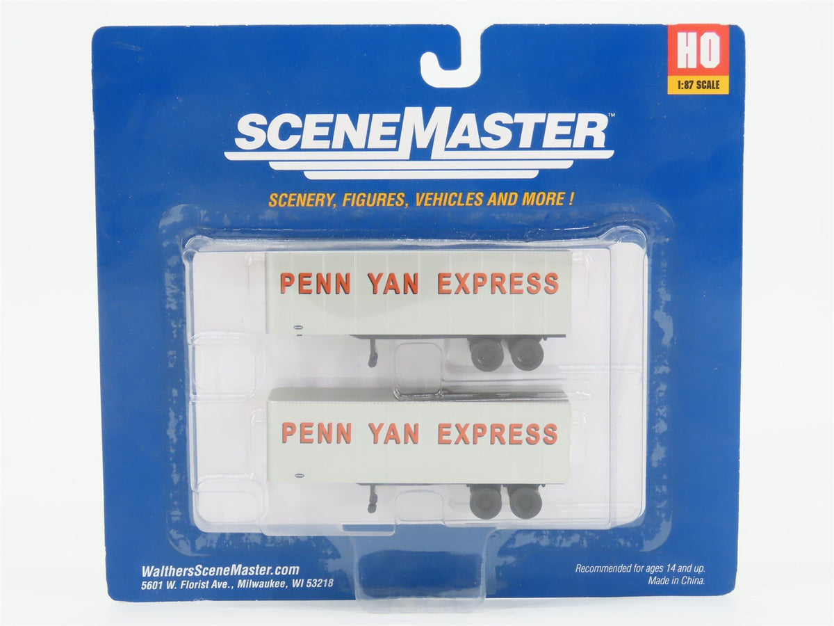 HO Scale Walthers 949-2351 Pen Yan Express 32&#39; Trailer 2-Pack