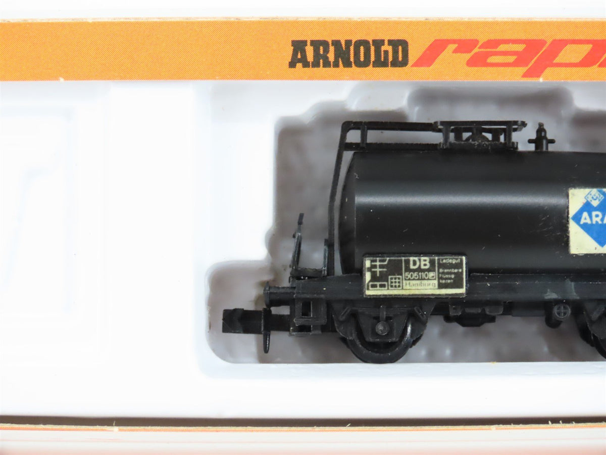 N Scale Arnold Rapido 507 DB Deutsche Bahn Aral Tank Car