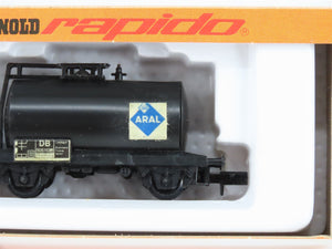 N Scale Arnold Rapido 507 DB Deutsche Bahn Aral Tank Car