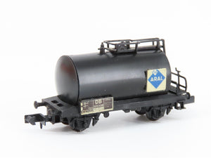 N Scale Arnold Rapido 507 DB Deutsche Bahn Aral Tank Car