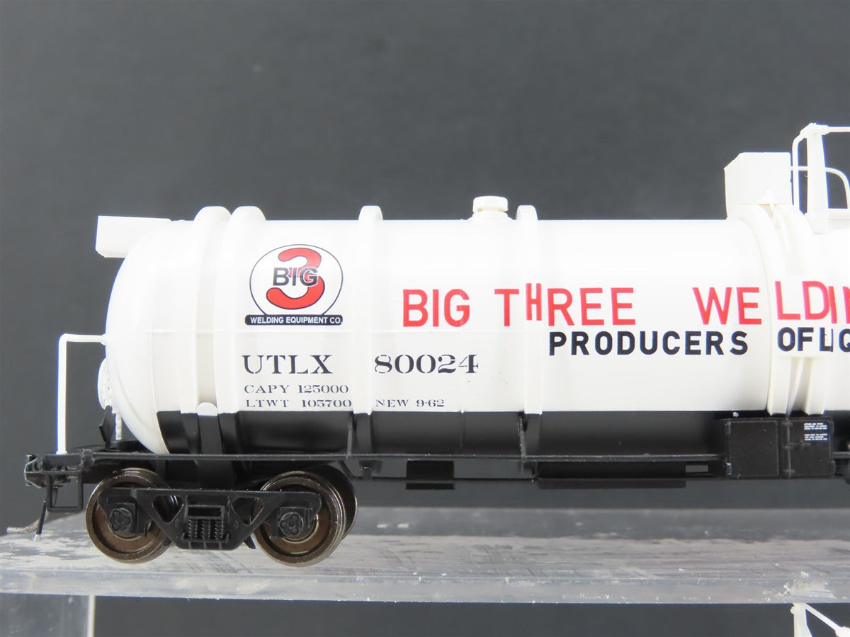 HO Broadway Limited BLI 6102 UTLX Big Three Industry Cryogenic Tankcar 2-Pack