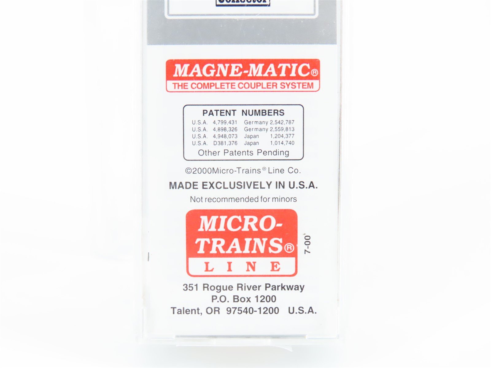 N Micro-Trains MTL Special Run NSC N Scale Collector Wick Brandon Boxcar 2000