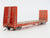HO Scale Athearn ATH90545 ICG Railway 60' Bulkhead Flatcar #976996 WEATHERED