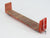 HO Scale Athearn ATH90545 ICG Railway 60' Bulkhead Flatcar #976996 WEATHERED