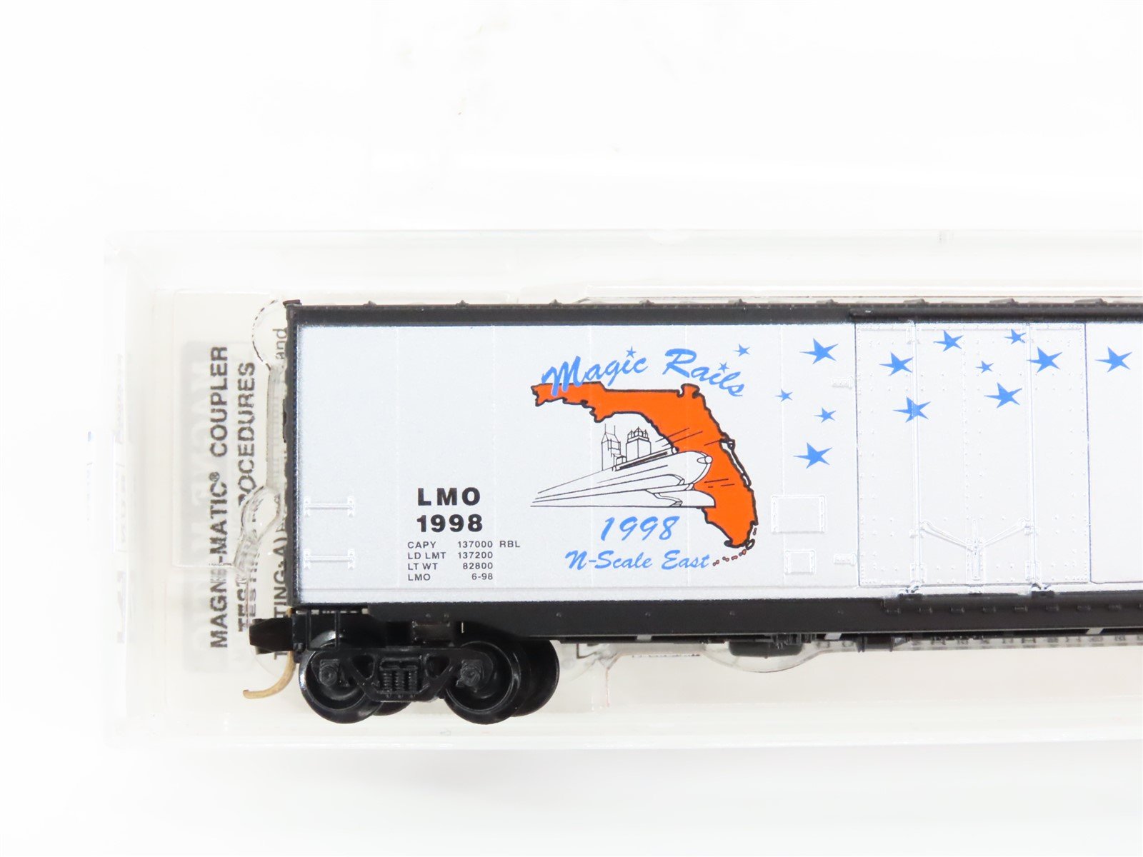 N Micro-Trains MTL Special Run LMO Magic Rails 1998 N Scale East Boxcar #1998